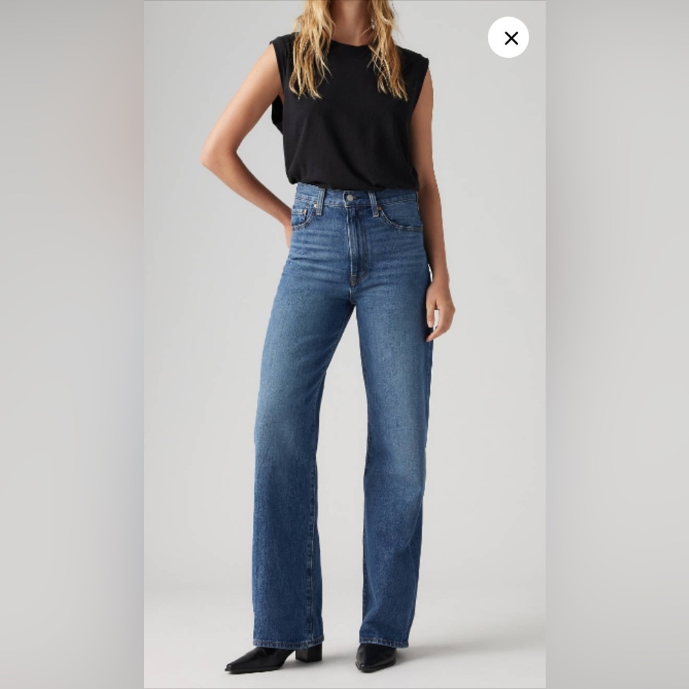 Levi’s ribcage wide leg jean